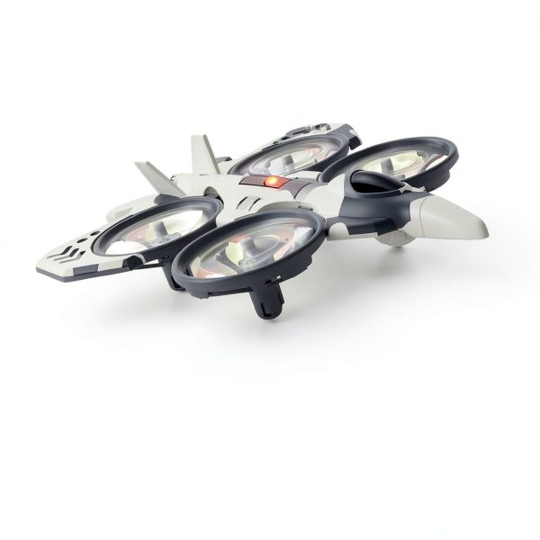 DEERC HT15 Grey Dual‑Mode Drone 360° Flip Crash‑Resistant Mini UAV-5