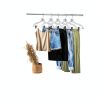 Quality Hangers Crystal Skirt & Suit Hangers Set 96 Clear Plastic-7