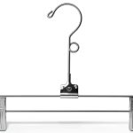 SSWBasics Chrome Heavy Duty Hanger Clips 12 Inch Pack of 20-0