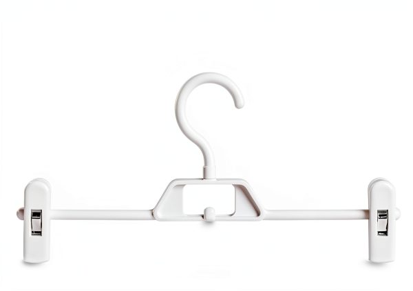 DOITOOL Space Saving Plastic Skirt Hanger Set 10 Medium White with-1