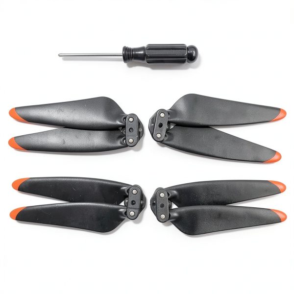 Bingchat AE Drone Propellers Pair with Screwdriver Black 4K Compatible-0