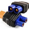 ZHOFONET XT30 Female to EC3 Male Adapter 2pcs Compact Drone Connector-0