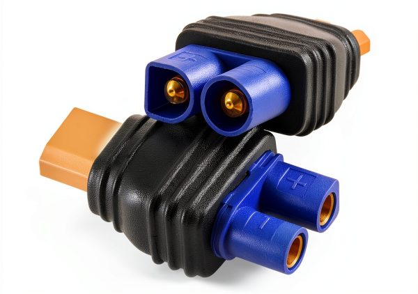 ZHOFONET XT30 Female to EC3 Male Adapter 2pcs Compact Drone Connector-0