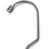 Nahanco 14" Black Plastic Skirt Hanger Chrome Swivel Hook Model 2600RC-4