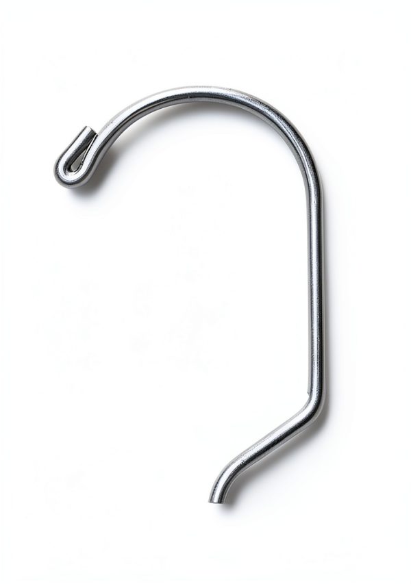 Nahanco 14" Black Plastic Skirt Hanger Chrome Swivel Hook Model 2600RC-4