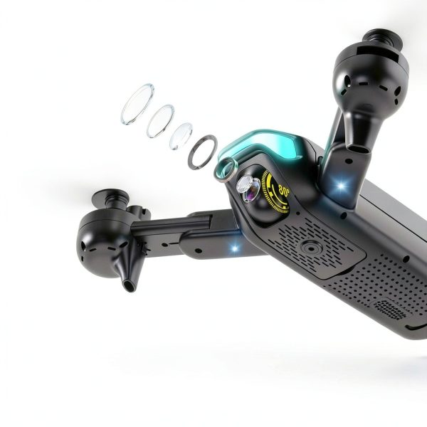 REDRIE JY02 Obsidian Drone with 1080P HD Camera 360 Flip Long Battery-1