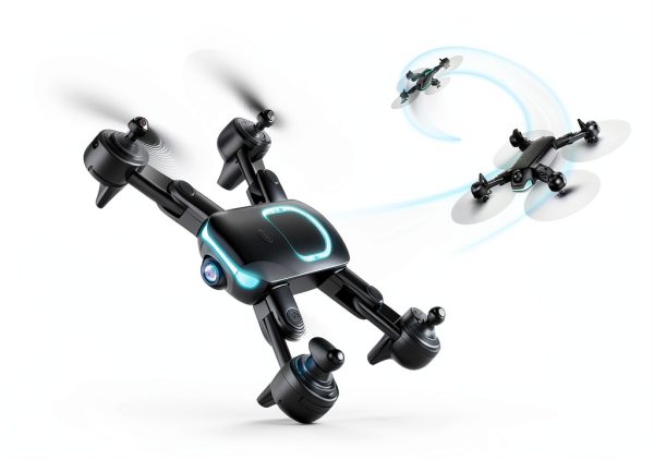 REDRIE JY02 Obsidian Drone with 1080P HD Camera 360 Flip Long Battery-6