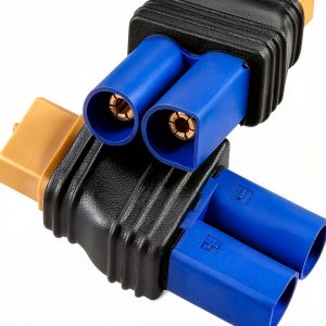 ZHOFONET XT60 to EC5 Adapter Set 2‑Piece Connector for FPV Drones-0