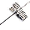 Nahanco 14" Black Plastic Skirt Hanger Chrome Swivel Hook Model 2600RC-3