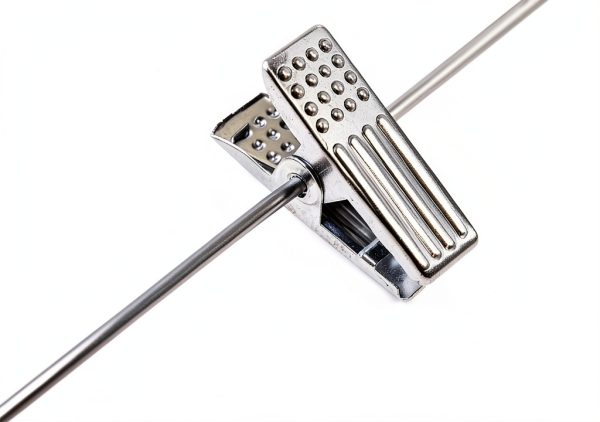 Nahanco 14" Black Plastic Skirt Hanger Chrome Swivel Hook Model 2600RC-3