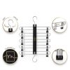 MORALVE Skirt Hanger Set 2 Pack Beech Wood Heavy Duty Space Saving-1