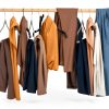 MORALVE Skirt Hanger Set 2 Pack Beech Wood Heavy Duty Space Saving-2
