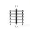 MORALVE Skirt Hanger Set 2 Pack Beech Wood Heavy Duty Space Saving-4