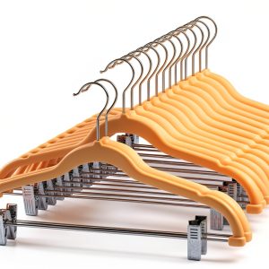 Velvet Pants Hangers cozymood 36 Pack Beige Anti‑Slip Rotatable-0