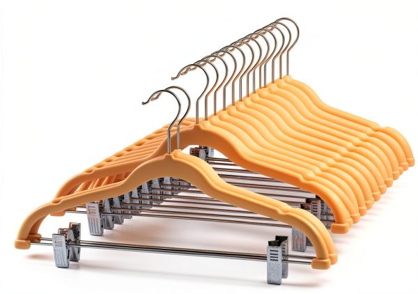 Velvet Pants Hangers cozymood 36 Pack Beige Anti‑Slip Rotatable-0