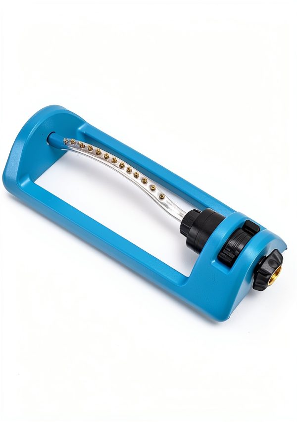 Lawn Sprinkler GUDWING Oscillating 18-Hole Brass Nozzle Blue VT-MZ18-3