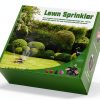 Garden Sprinkler WOVUU 360° Automatic Rotating with 36 Nozzles Orange-1