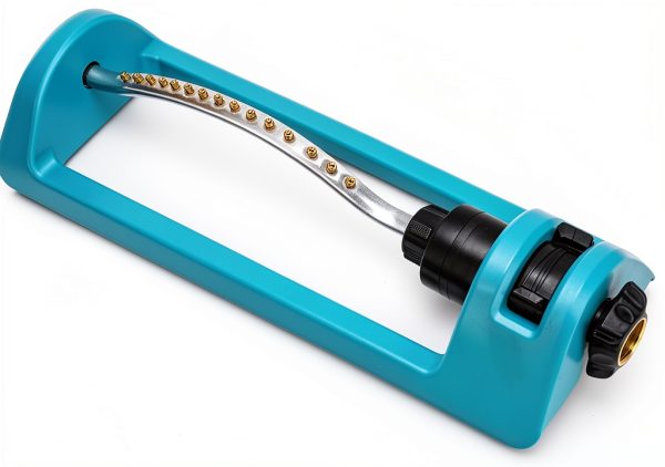 Lawn Sprinkler GUDWING Oscillating 18-Hole Brass Nozzle Blue VT-MZ18-5