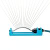Lawn Sprinkler GUDWING Oscillating 18-Hole Brass Nozzle Blue VT-MZ18-6